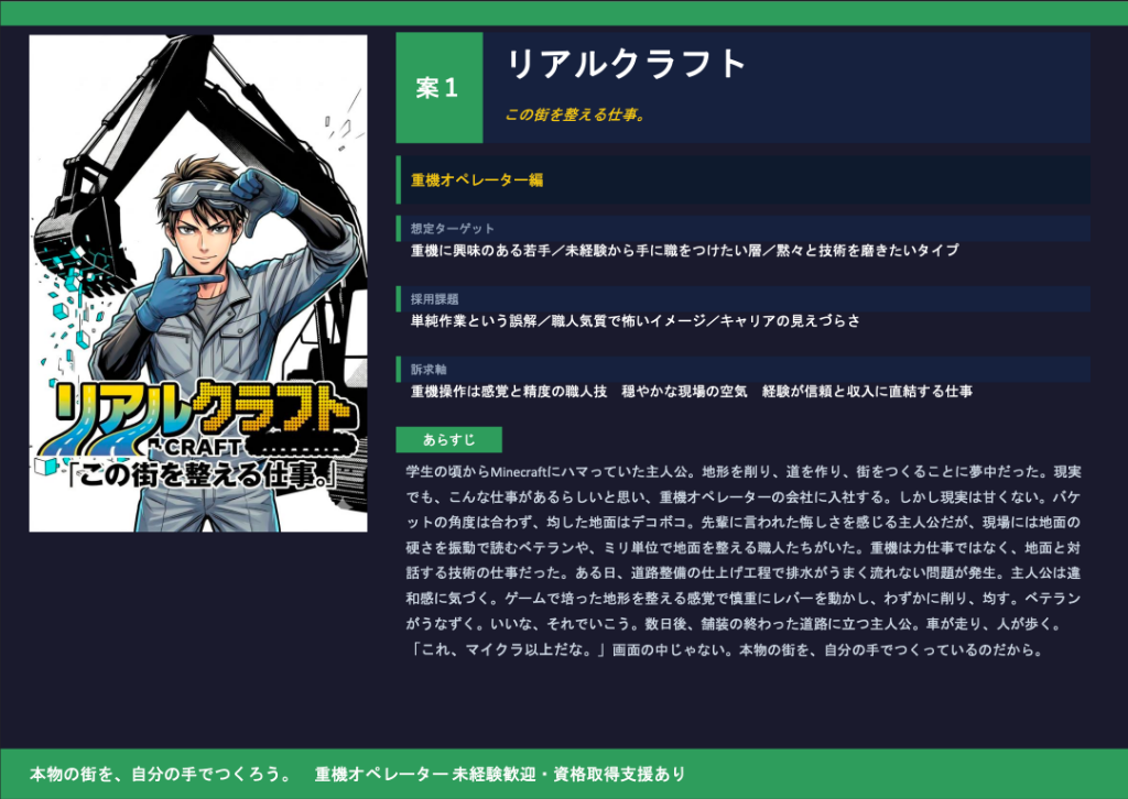 リアルクラフト シナリオ