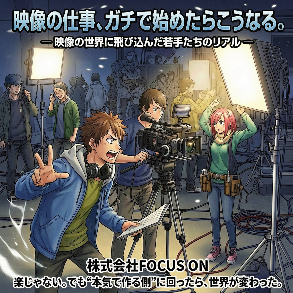 表紙制作のイメージ - 映像の仕事をガチで始めたらこうなる