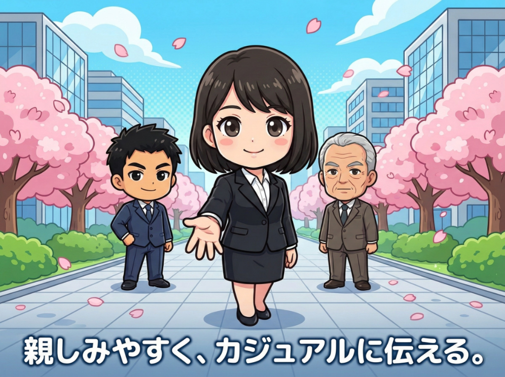 デフォルメプラン - 親しみやすいデフォルメタッチの漫画キャラクター